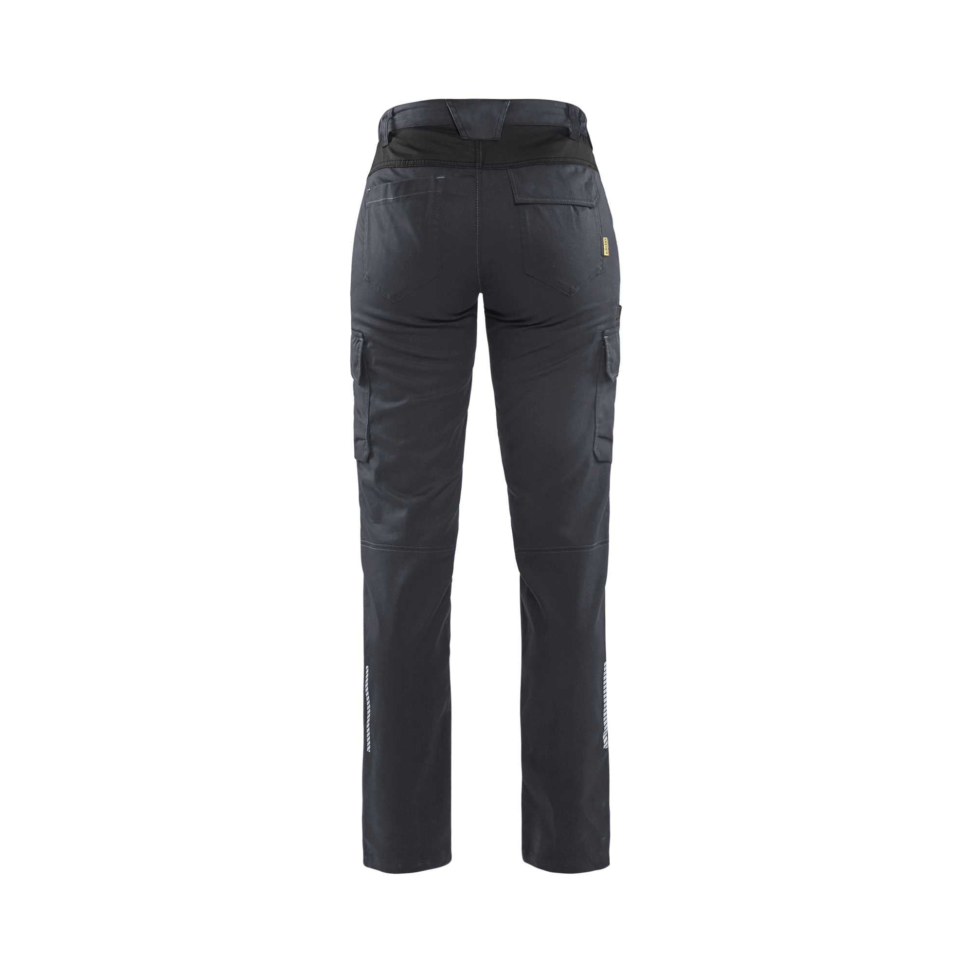 BLAKLADER 71441832 Women's industry trousers stretch Hi Vis Reflective Work Trousers Women - twill fabric